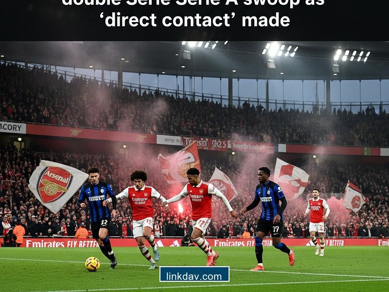 Arsenal launch sensational €100m double Serie A swoop as ‘direct contact’ made