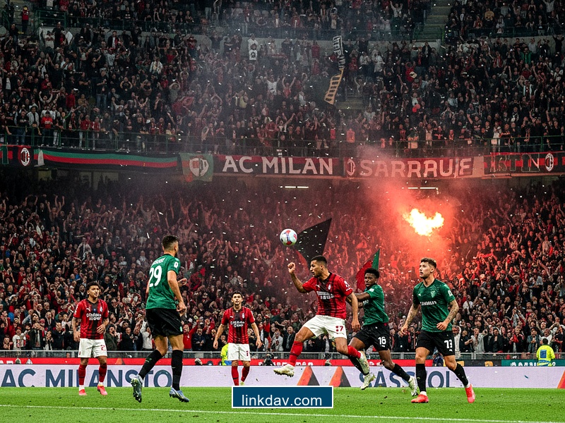 Serie A football match: AC Milan vs. Sassuolo